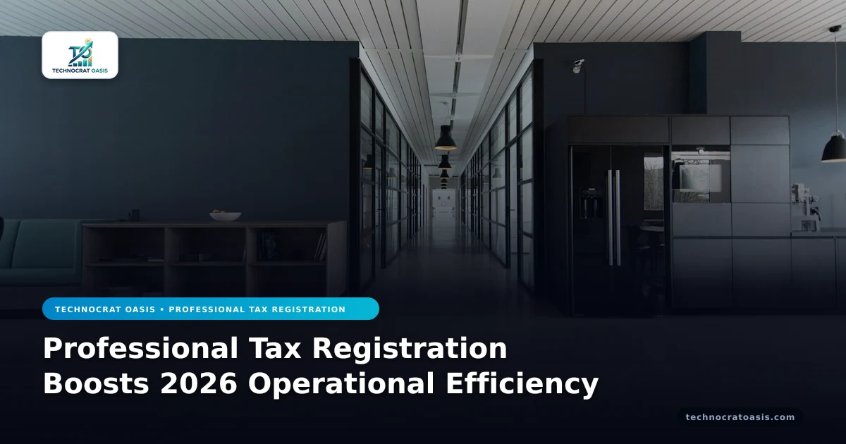 Professional Tax Registration Boosts 2026 Operational Efficiency