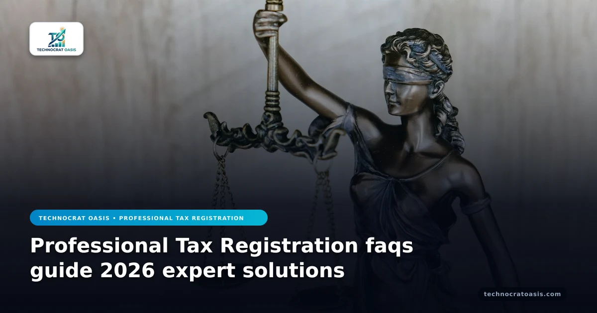 Professional Tax Registration faqs guide 2026 expert solutions
