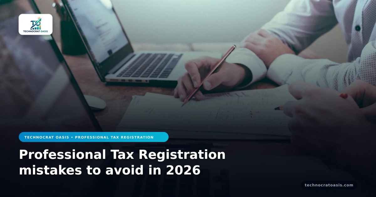 Professional Tax Registration mistakes to avoid in 2026