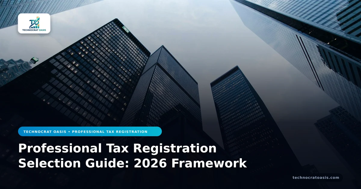 Professional Tax Registration Selection Guide: 2026 Framework