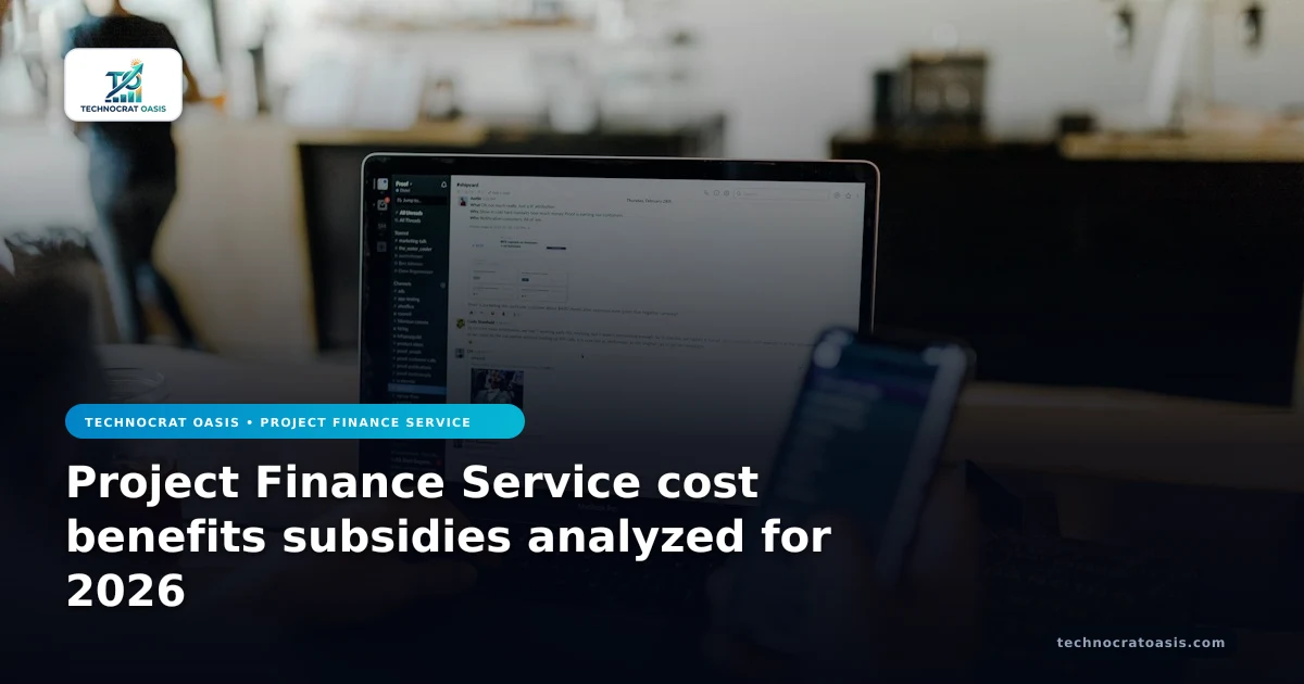 Project Finance Service cost benefits subsidies analyzed for 2026
