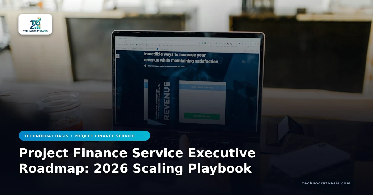 Project Finance Service Executive Roadmap: 2026 Scaling Playbook