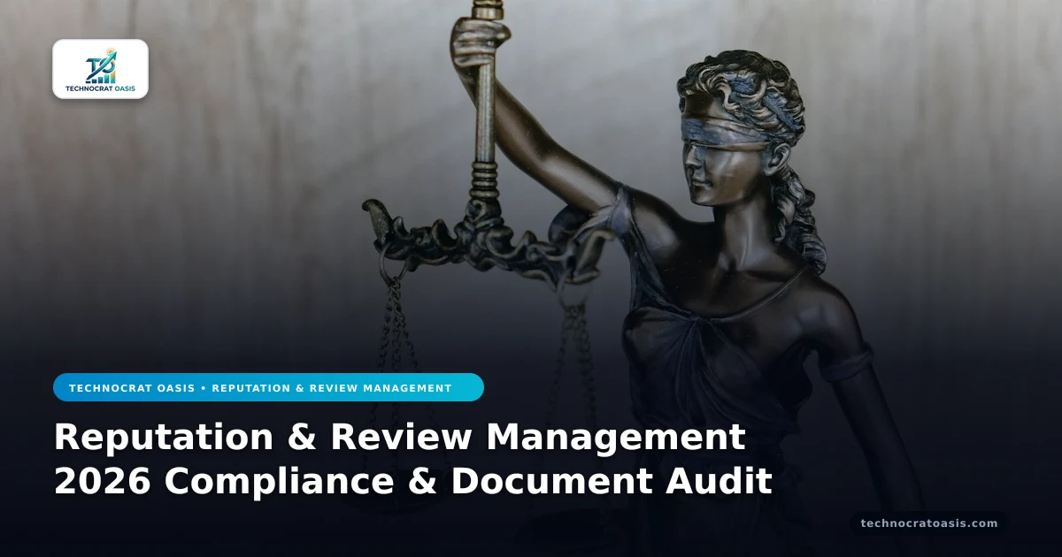 Reputation & Review Management 2026 Compliance & Document Audit