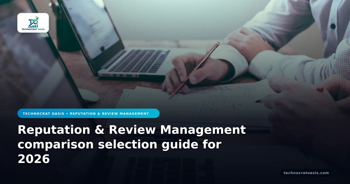 Reputation & Review Management comparison selection guide for 2026