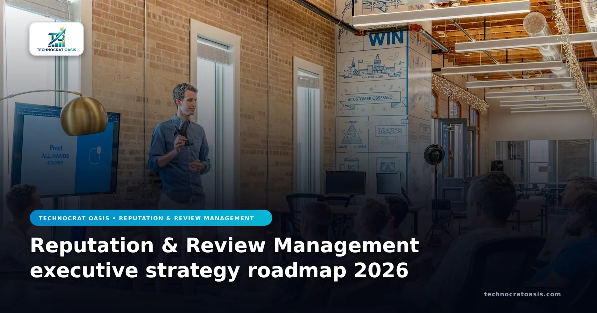 Reputation & Review Management executive strategy roadmap 2026
