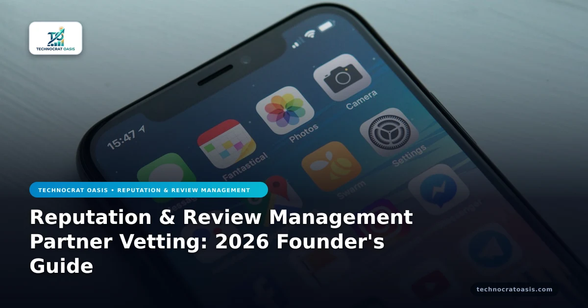 Reputation & Review Management Partner Vetting: 2026 Founder's Guide