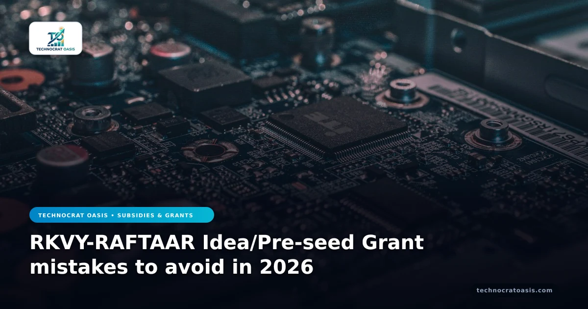 RKVY-RAFTAAR Idea/Pre-seed Grant mistakes to avoid in 2026