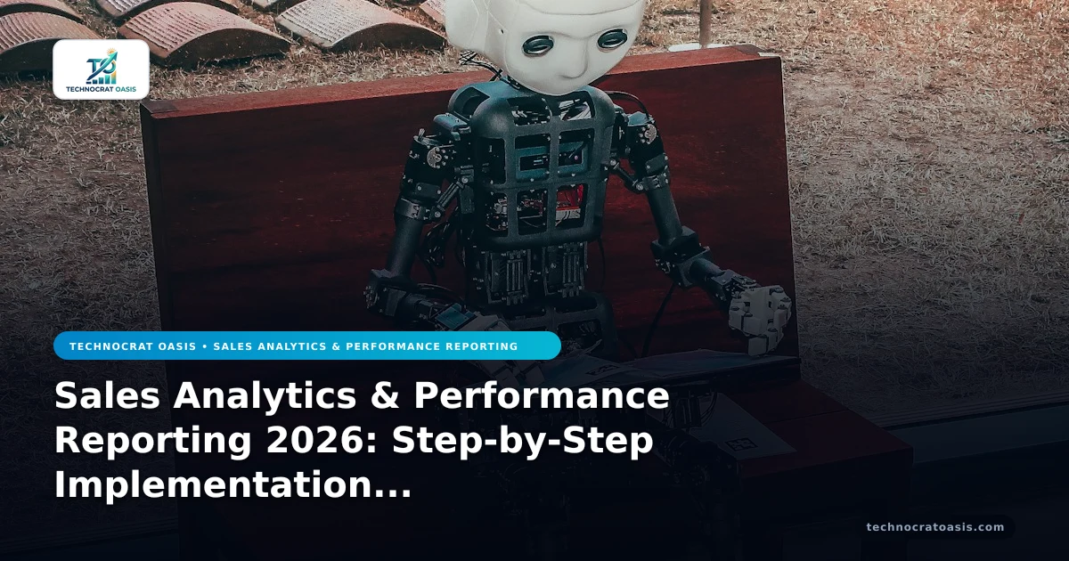 Sales Analytics & Performance Reporting 2026: Step-by-Step Implementation Blueprint