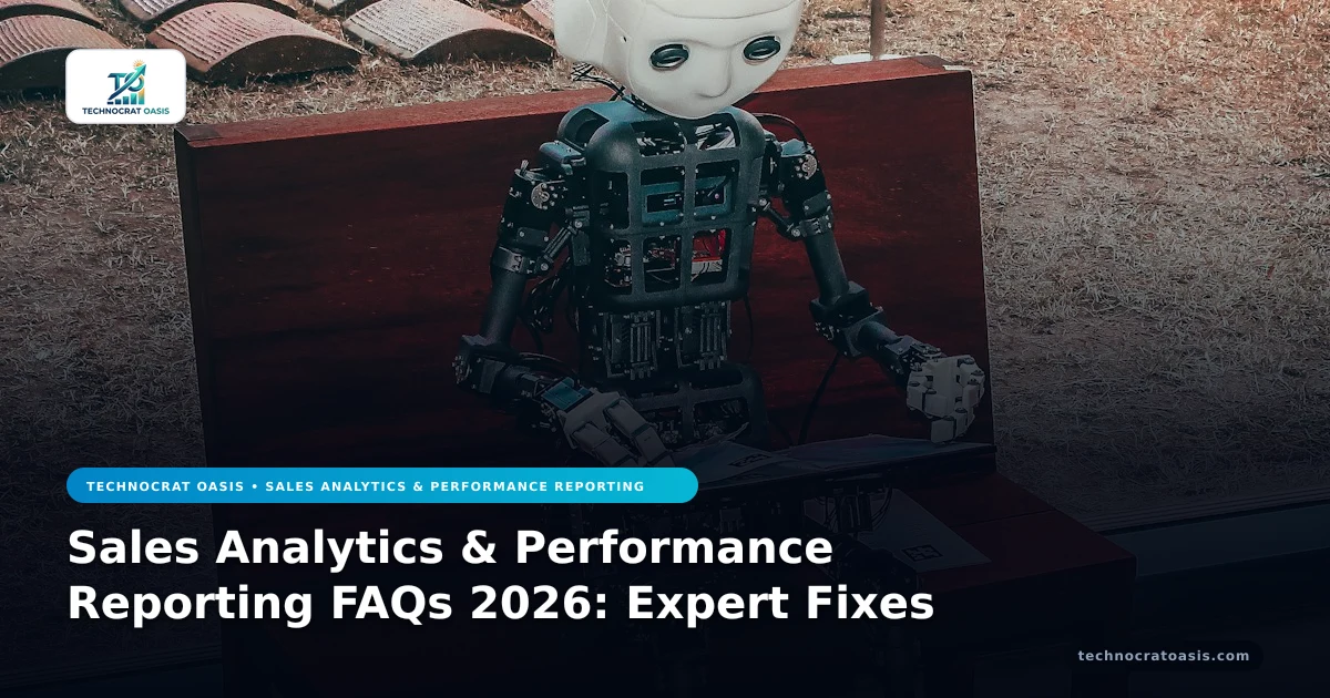 Sales Analytics & Performance Reporting FAQs 2026: Expert Fixes