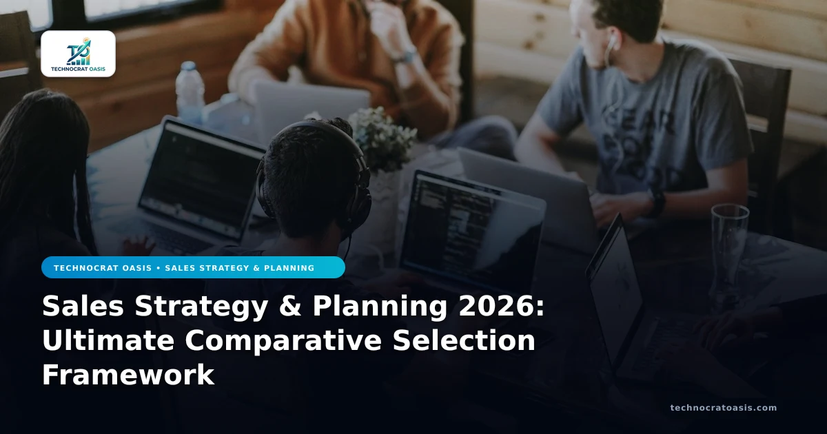 Sales Strategy & Planning 2026: Ultimate Comparative Selection Framework