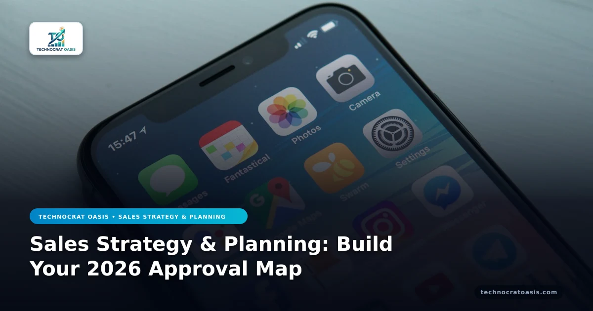 Sales Strategy & Planning: Build Your 2026 Approval Map