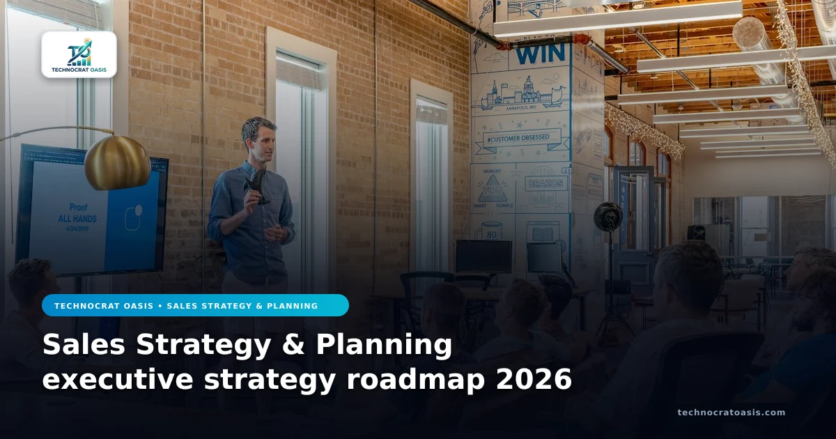 Sales Strategy & Planning executive strategy roadmap 2026