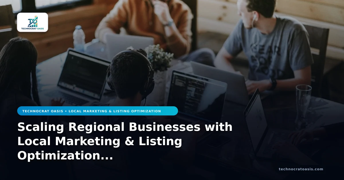 Scaling Regional Businesses with Local Marketing & Listing Optimization 2026