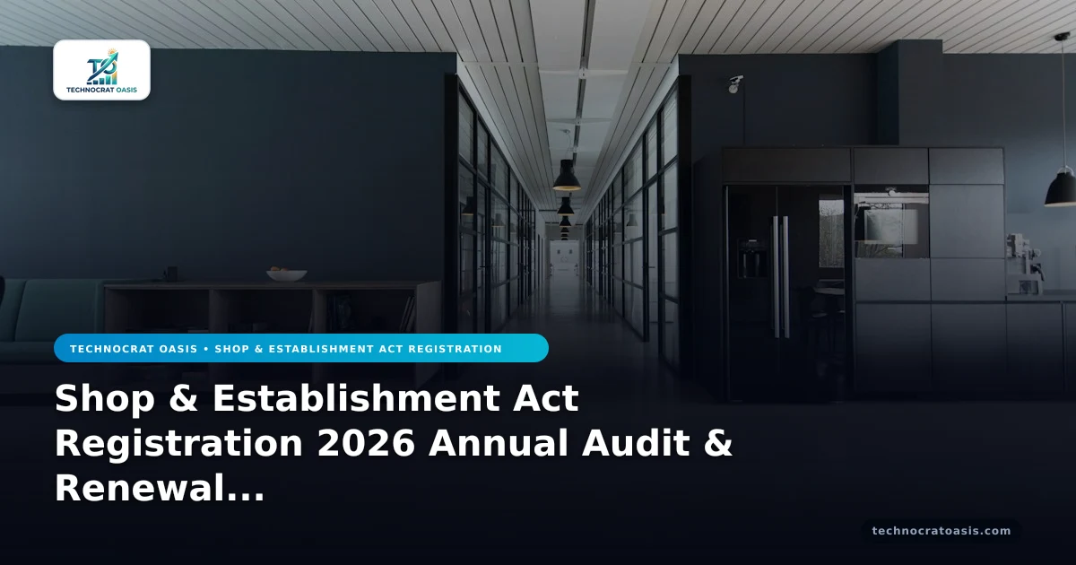 Shop & Establishment Act Registration 2026 Annual Audit & Renewal Playbook