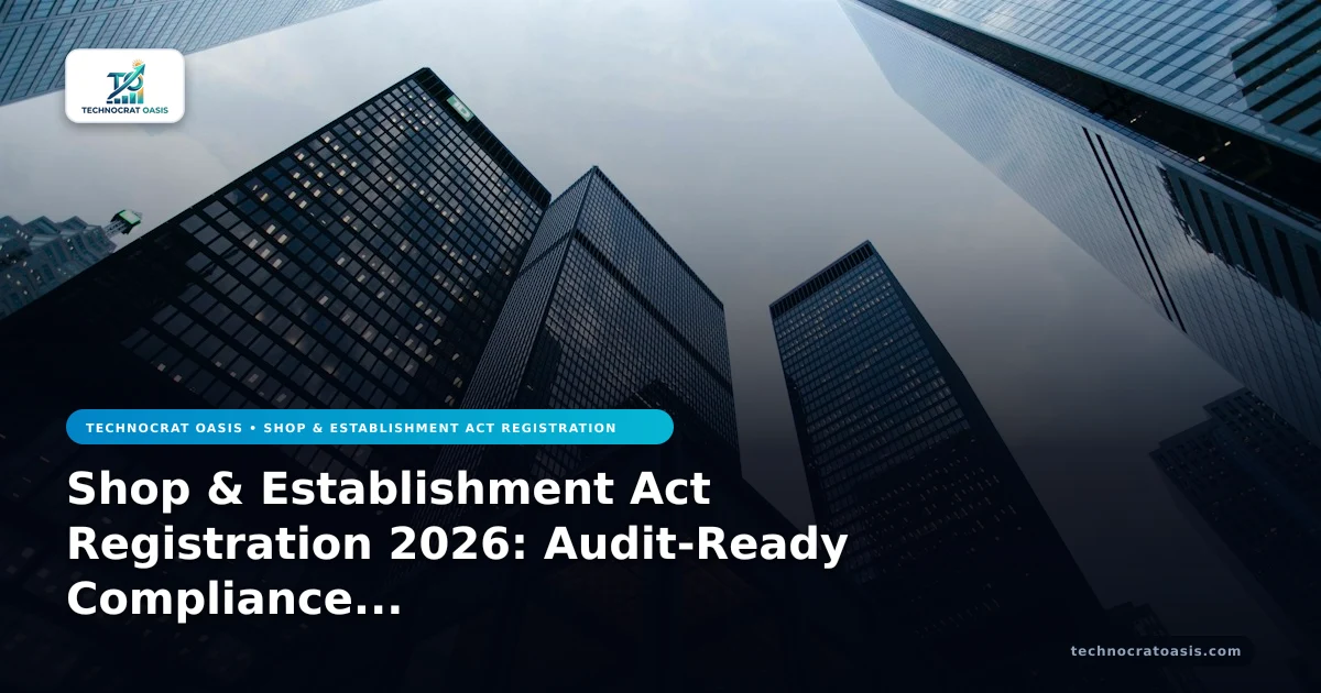 Shop & Establishment Act Registration 2026: Audit-Ready Compliance & Renewal Strategies