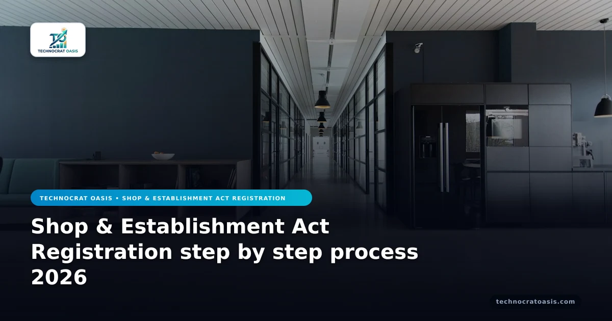 Shop & Establishment Act Registration step by step process 2026
