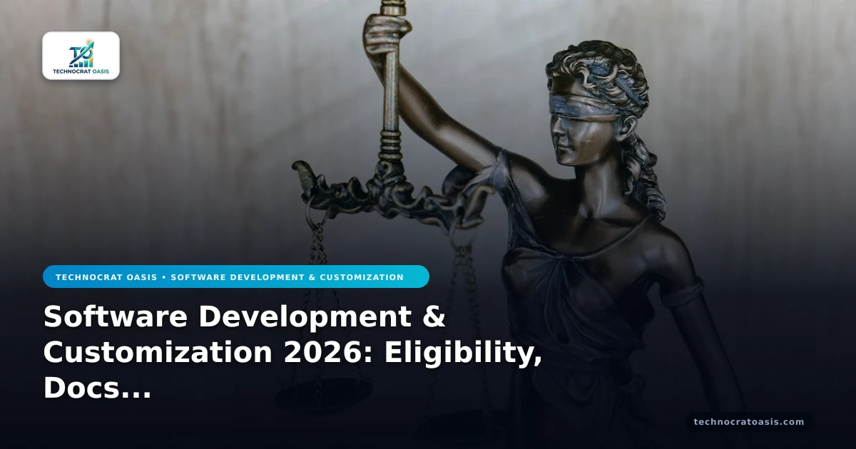 Software Development & Customization 2026: Eligibility, Docs & Compliance Mastery
