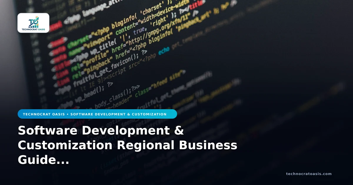 Software Development & Customization Regional Business Guide 2026