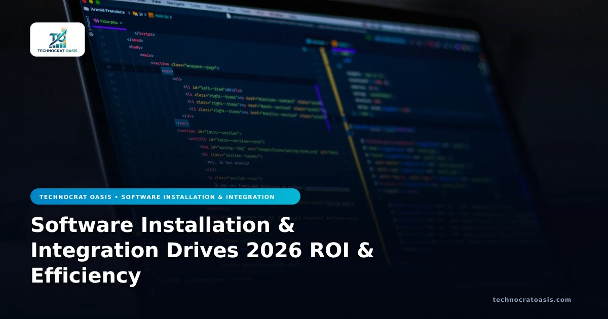 Software Installation & Integration Drives 2026 ROI & Efficiency