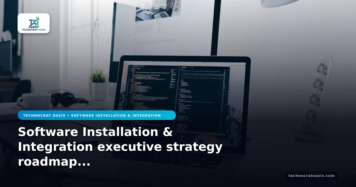 Software Installation & Integration executive strategy roadmap 2026