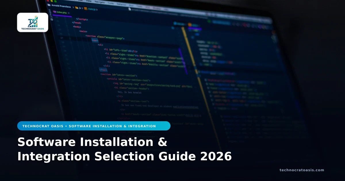 Software Installation & Integration Selection Guide 2026