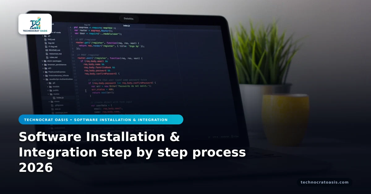Software Installation & Integration step by step process 2026