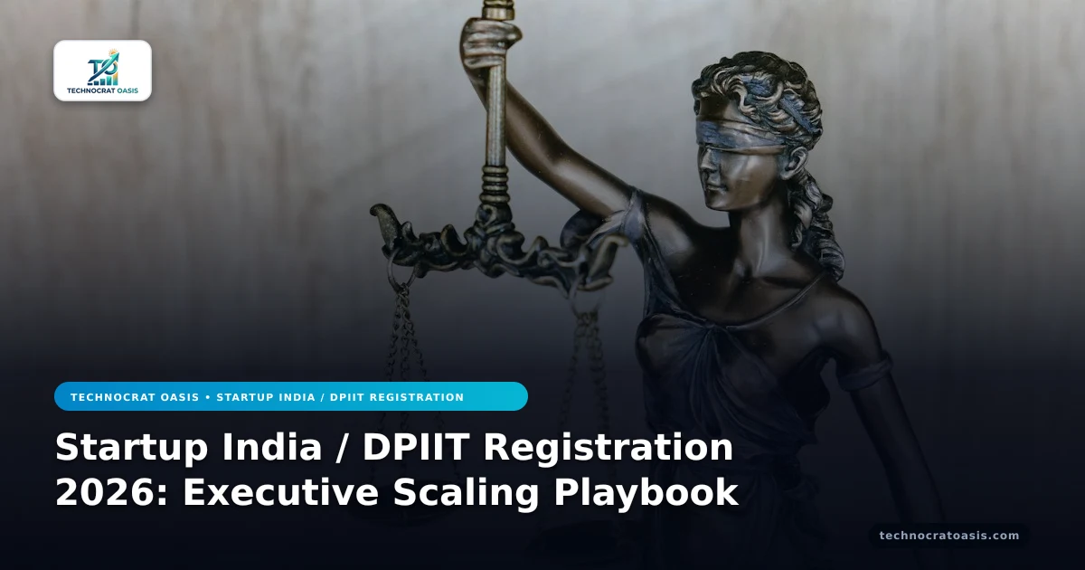 Startup India / DPIIT Registration 2026: Executive Scaling Playbook