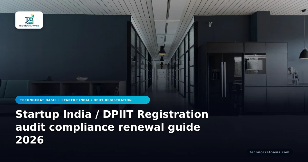 Startup India / DPIIT Registration audit compliance renewal guide 2026