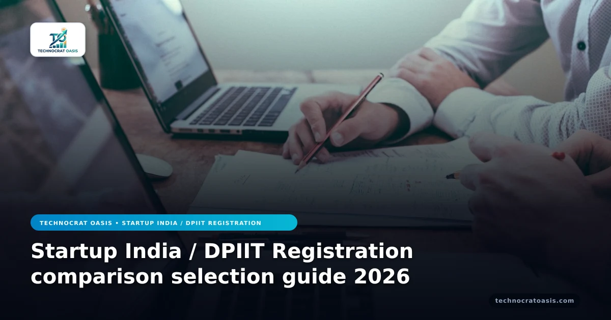 Startup India / DPIIT Registration comparison selection guide 2026