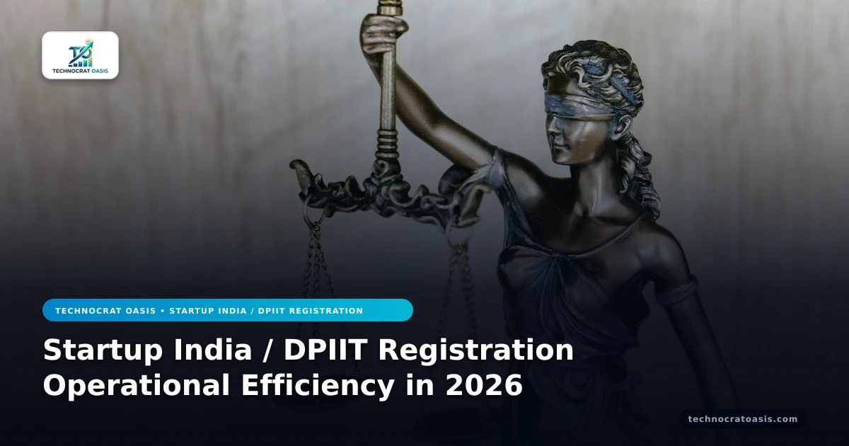 Startup India / DPIIT Registration Operational Efficiency in 2026