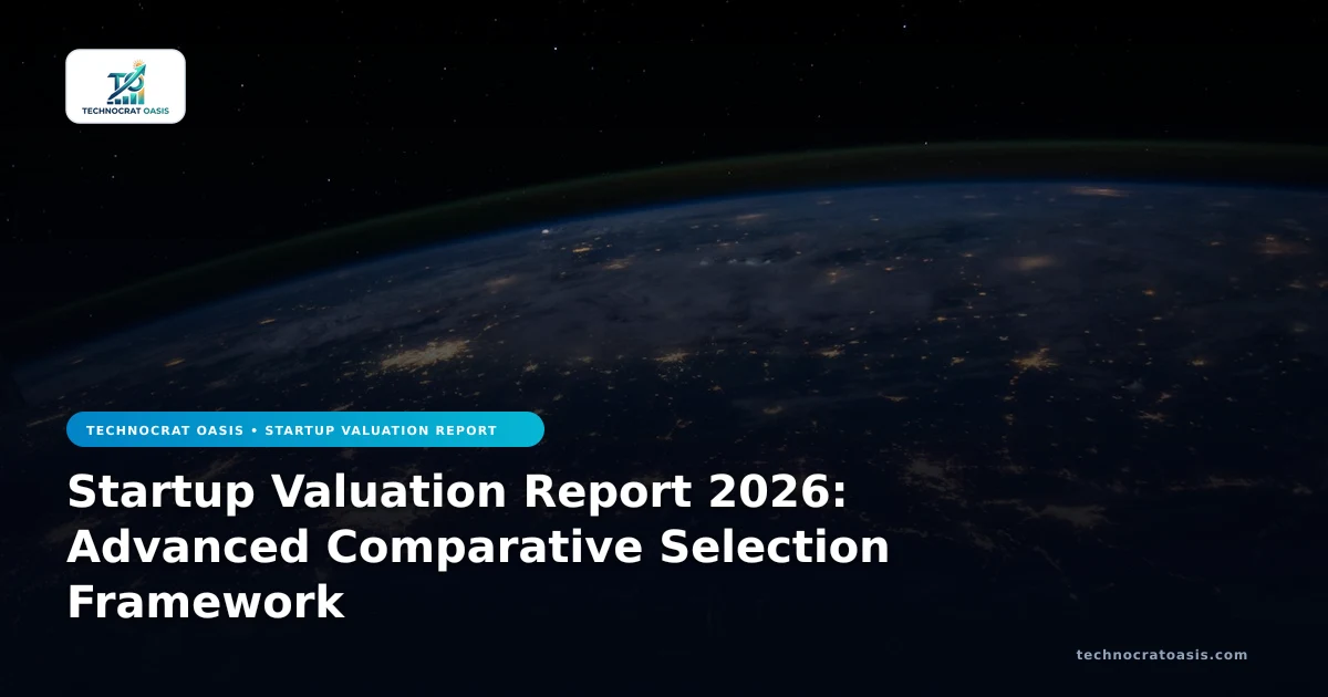 Startup Valuation Report 2026: Advanced Comparative Selection Framework