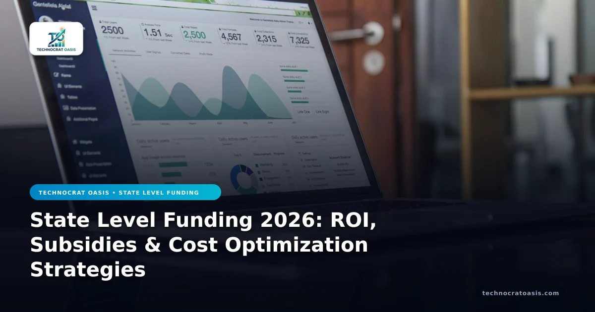 State Level Funding 2026: ROI, Subsidies & Cost Optimization Strategies
