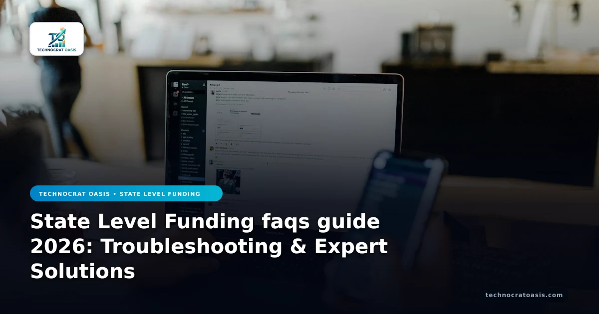 State Level Funding faqs guide 2026: Troubleshooting & Expert Solutions