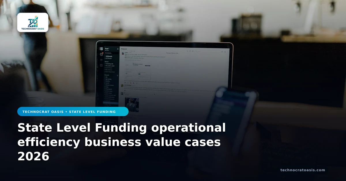 State Level Funding operational efficiency business value cases 2026