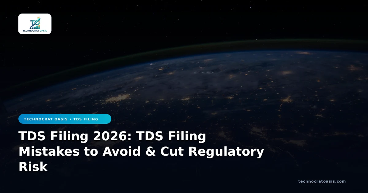 TDS Filing 2026: TDS Filing Mistakes to Avoid & Cut Regulatory Risk