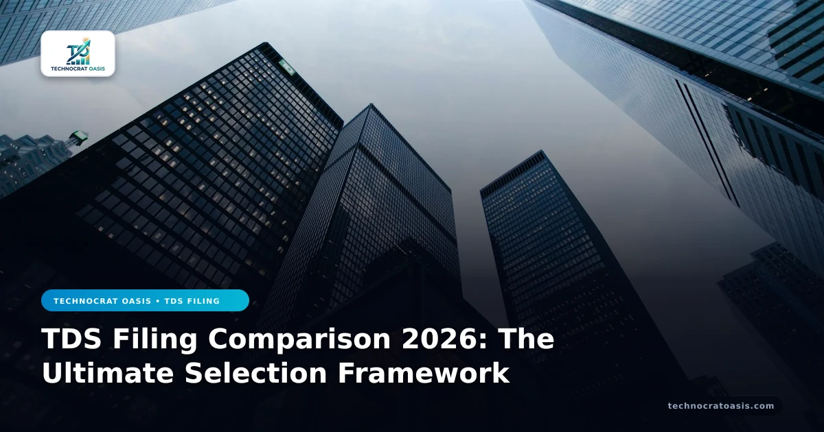 TDS Filing Comparison 2026: The Ultimate Selection Framework
