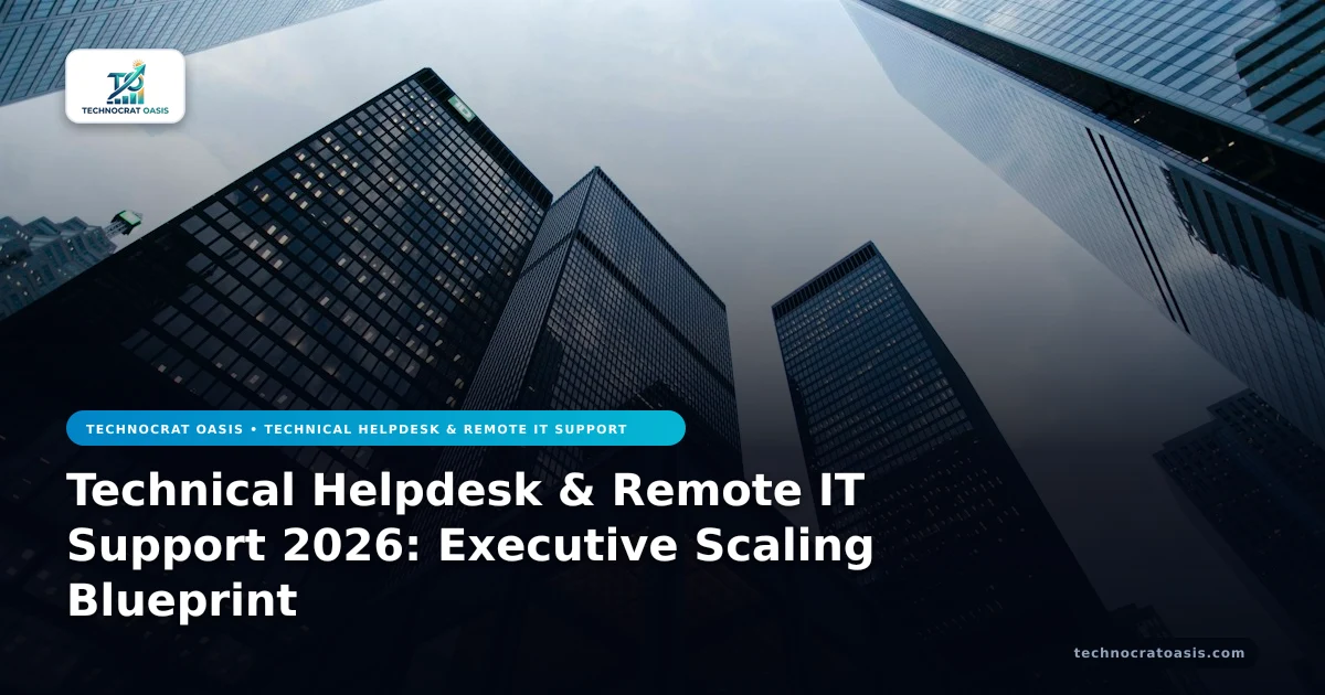 Technical Helpdesk & Remote IT Support 2026: Executive Scaling Blueprint