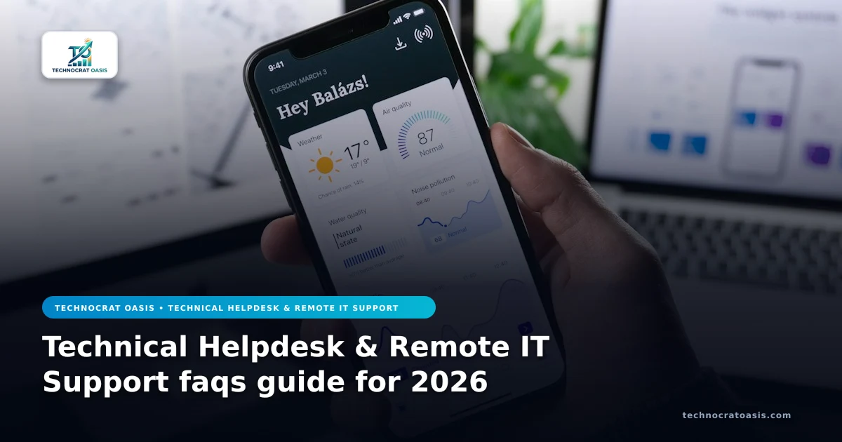 Technical Helpdesk & Remote IT Support faqs guide for 2026