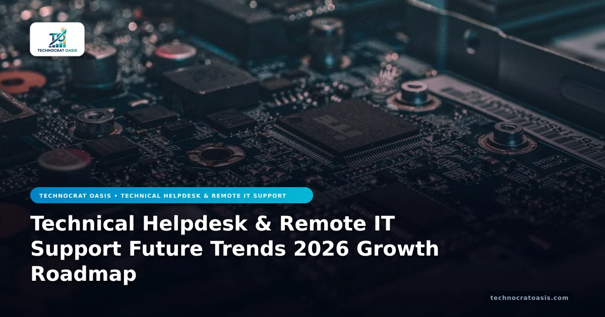 Technical Helpdesk & Remote IT Support Future Trends 2026 Growth Roadmap