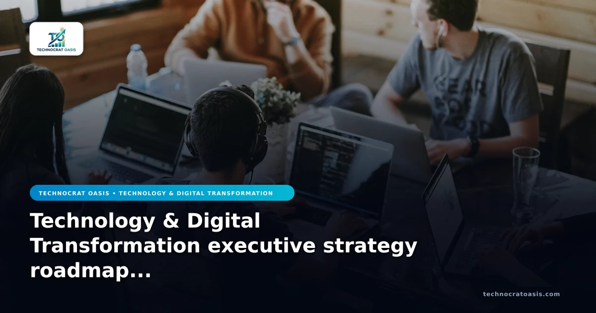 Technology & Digital Transformation executive strategy roadmap 2026