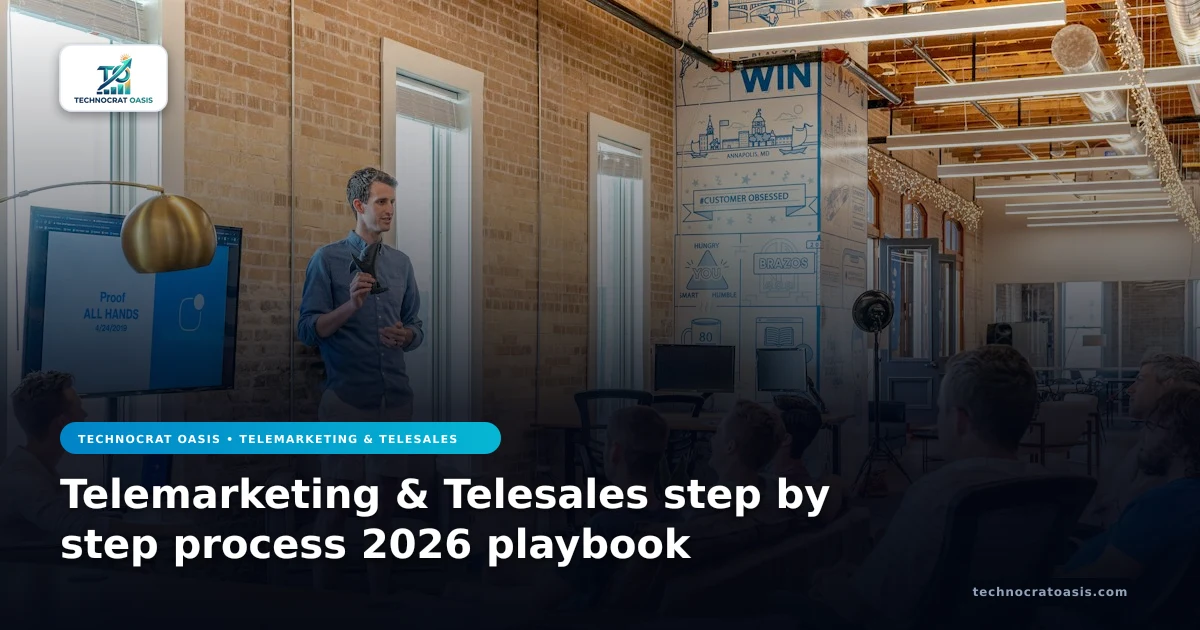 Telemarketing & Telesales step by step process 2026 playbook
