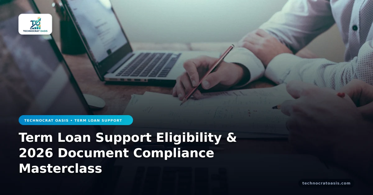 Term Loan Support Eligibility & 2026 Document Compliance Masterclass