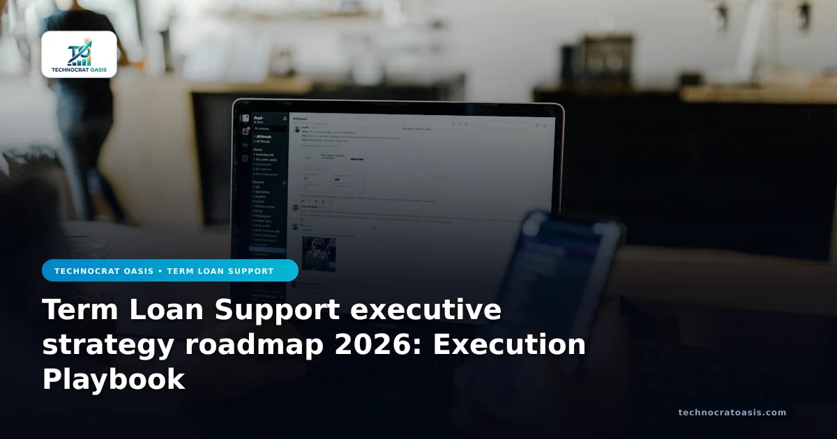 Term Loan Support executive strategy roadmap 2026: Execution Playbook