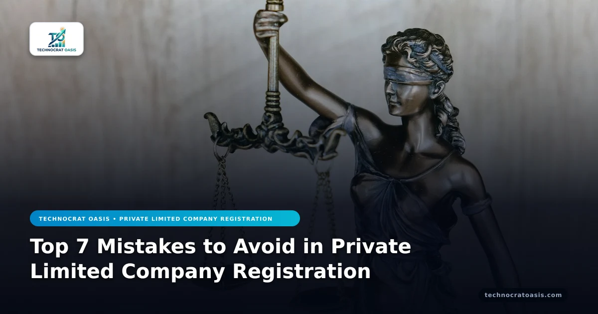 Top 7 Mistakes to Avoid in Private Limited Company Registration