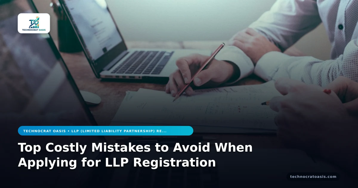 Top Costly Mistakes to Avoid When Applying for LLP Registration