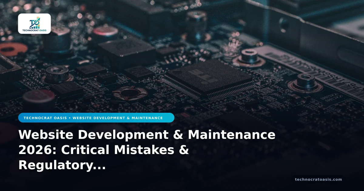 Website Development & Maintenance 2026: Critical Mistakes & Regulatory Risks to Avoid
