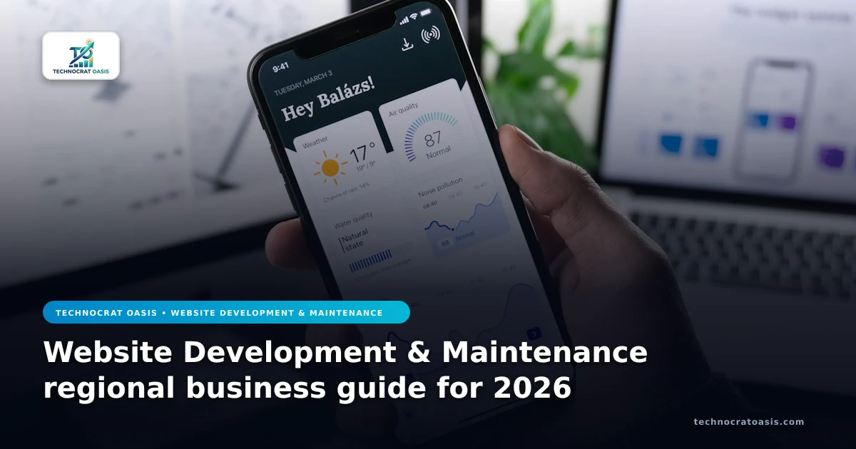 Website Development & Maintenance regional business guide for 2026