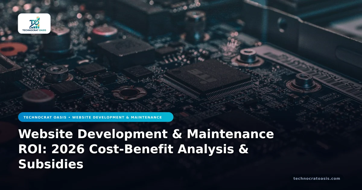 Website Development & Maintenance ROI: 2026 Cost-Benefit Analysis & Subsidies
