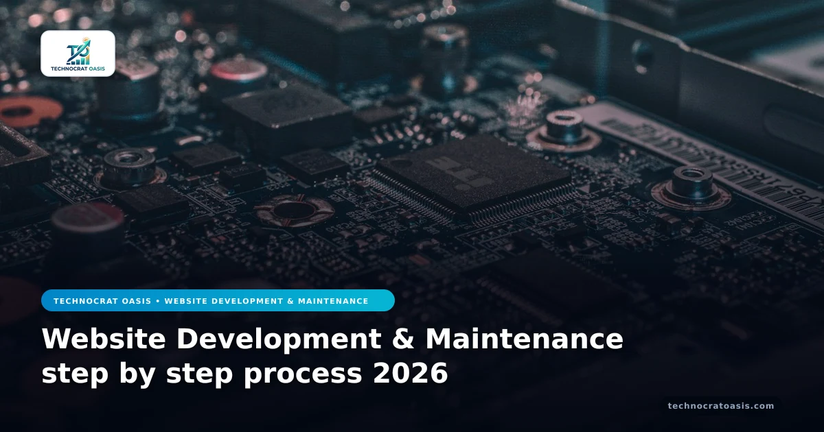 Website Development & Maintenance step by step process 2026