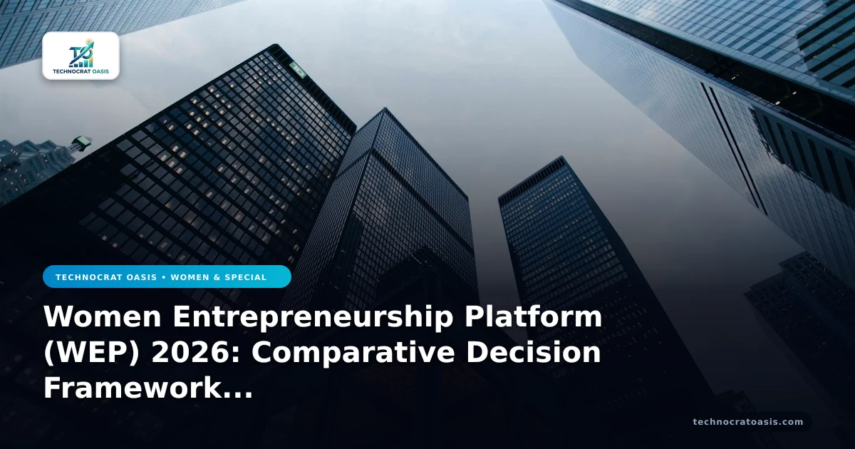 Women Entrepreneurship Platform (WEP) 2026: Comparative Decision Framework for Optimal Selection